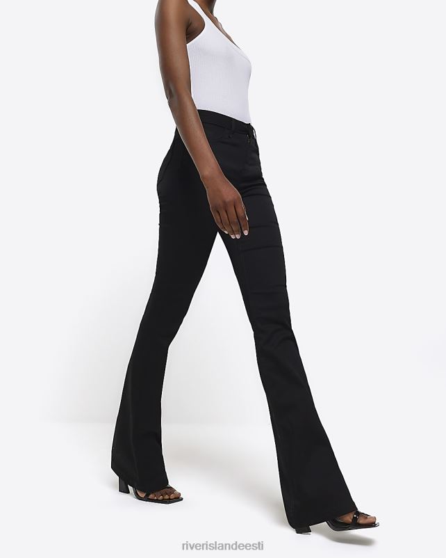 kehakate must naised River Island denim bootcut teksad 44TLL4429