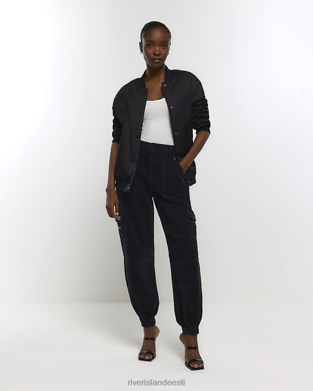 kehakate must naised River Island mansettidega cargo teksad 44TLL922