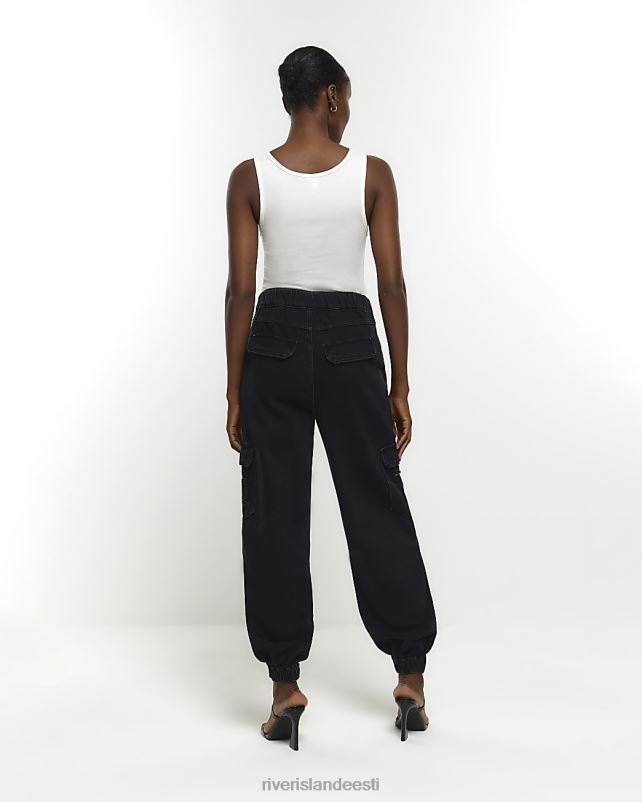 kehakate must naised River Island mansettidega cargo teksad 44TLL922