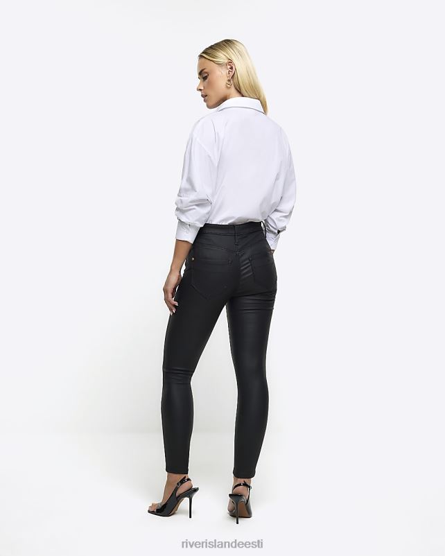 kehakate must naised River Island väikesed kitsad teksad 44TLL5219