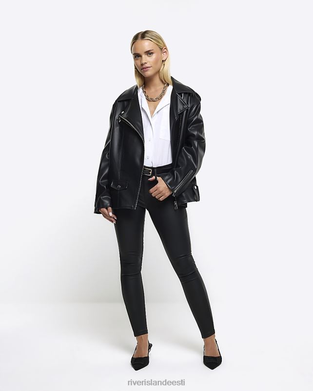 kehakate must naised River Island väikesed kitsad teksad 44TLL5219