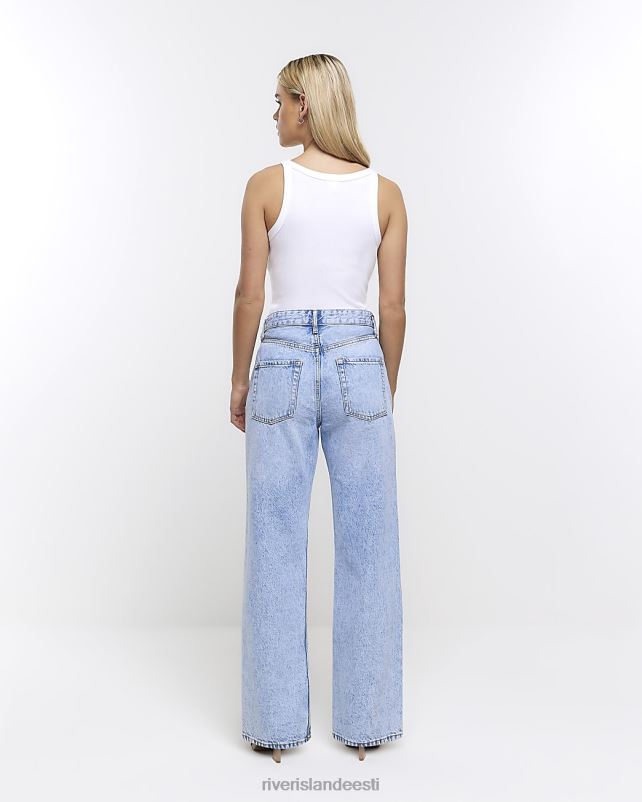 kehakate sinine naised River Island väikesed sirged keskmise kõrgusega teksad 44TLL2293