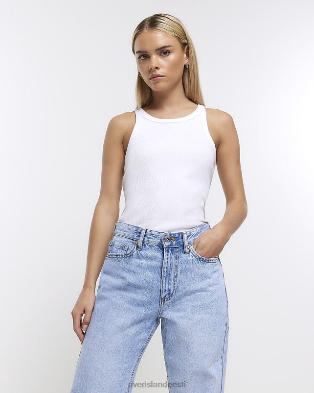 kehakate sinine naised River Island väikesed sirged keskmise kõrgusega teksad 44TLL2293