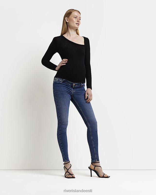 kehakate tumesinine naised River Island molly rasedate kitsad teksad 44TLL5357