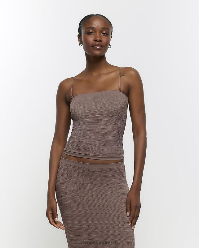 kehakate beež naised River Island õmblusteta Cami top 44TLL744