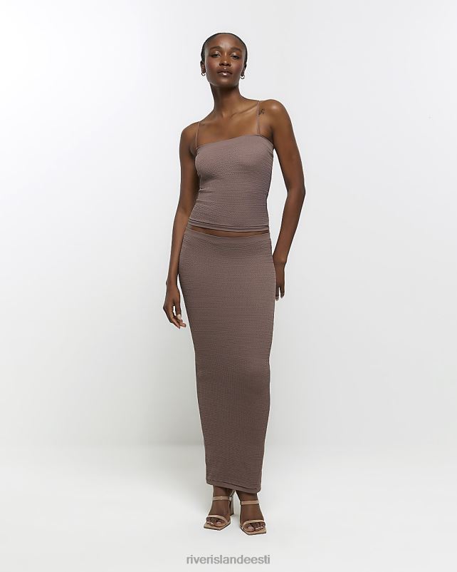 kehakate beež naised River Island õmblusteta Cami top 44TLL744