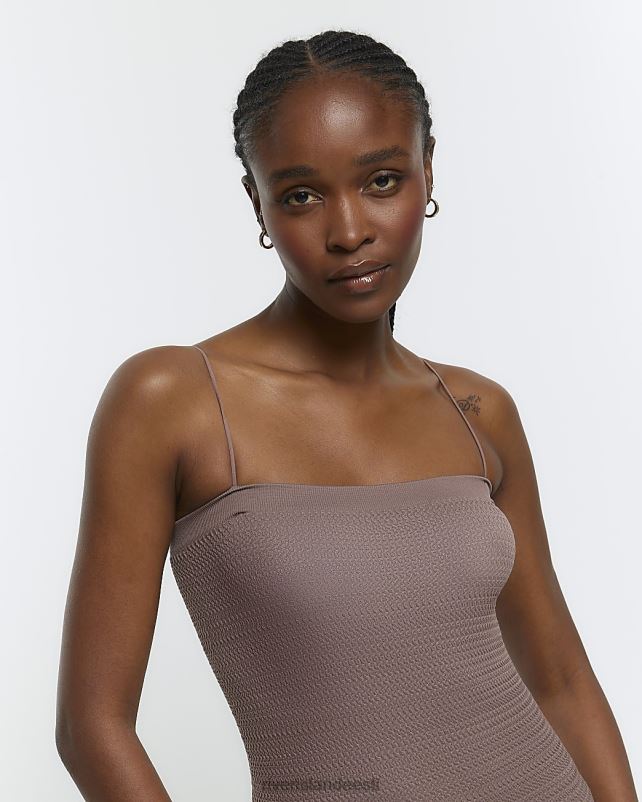 kehakate beež naised River Island õmblusteta Cami top 44TLL744