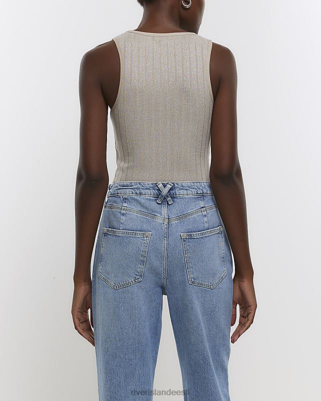 kehakate beež naised River Island võidusõitja vesti ülaosa 44TLL1421