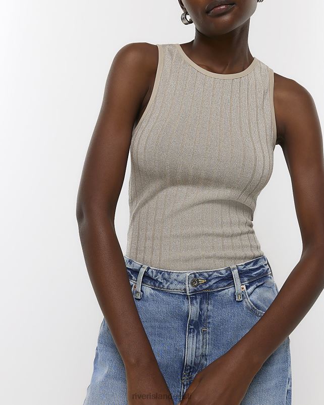 kehakate beež naised River Island võidusõitja vesti ülaosa 44TLL1421