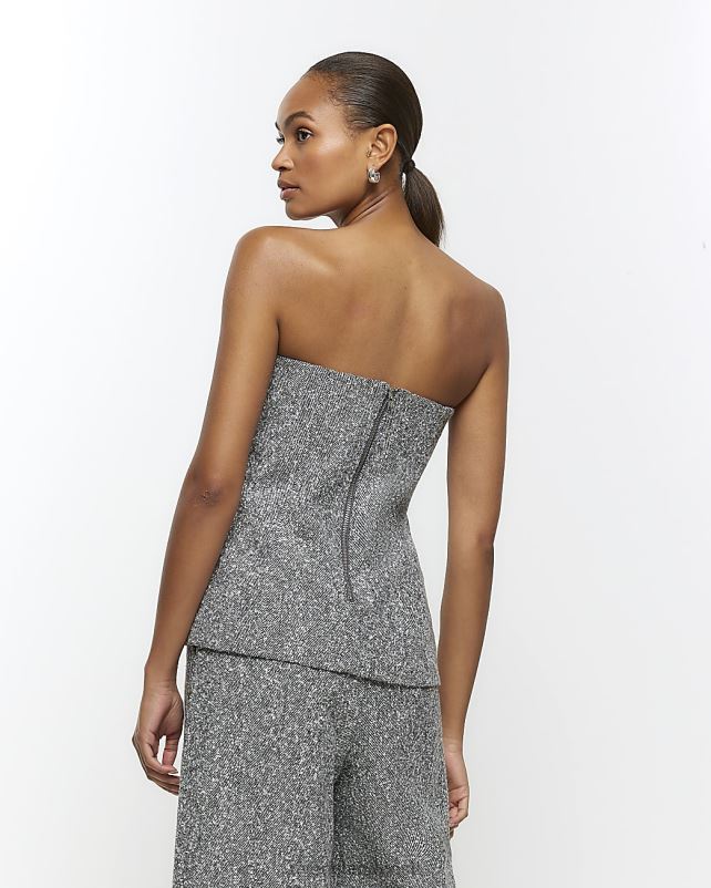 kehakate hall naised River Island bandeau top 44TLL3875