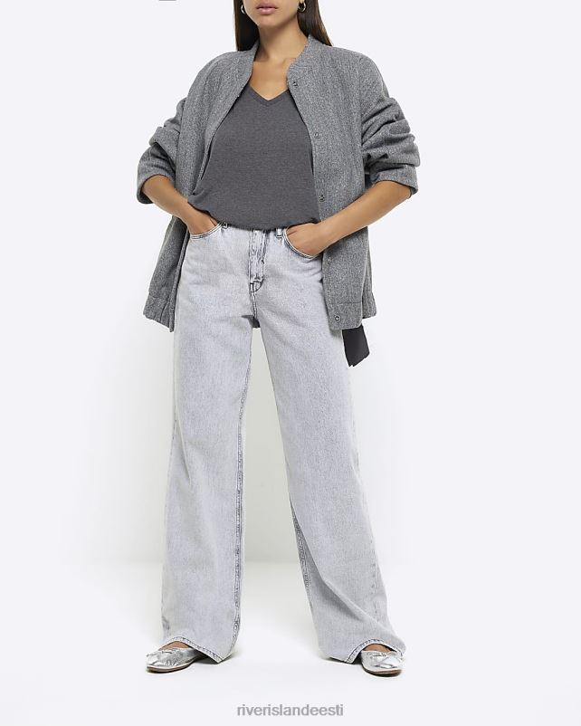 kehakate hall naised River Island batwing pikkade varrukatega topp 44TLL529