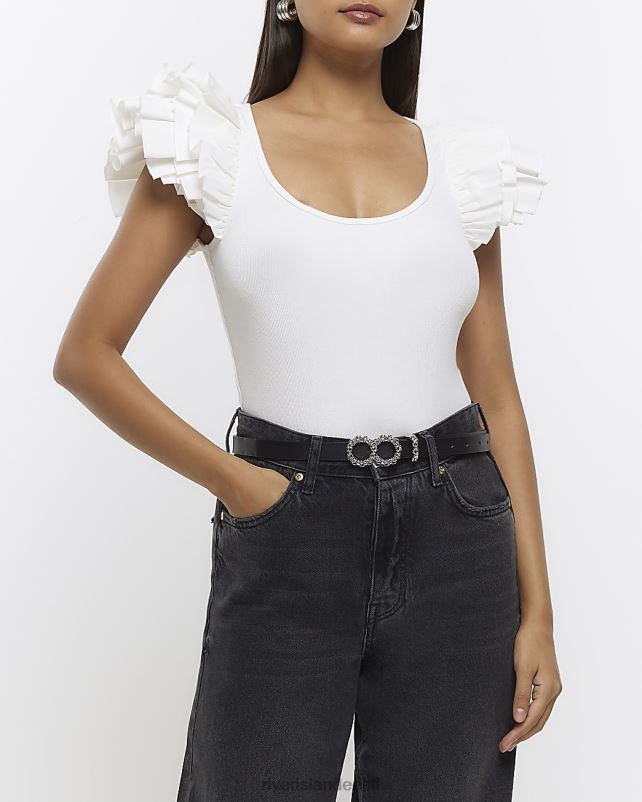 kehakate kreem naised River Island ribivarrukatega body 44TLL722