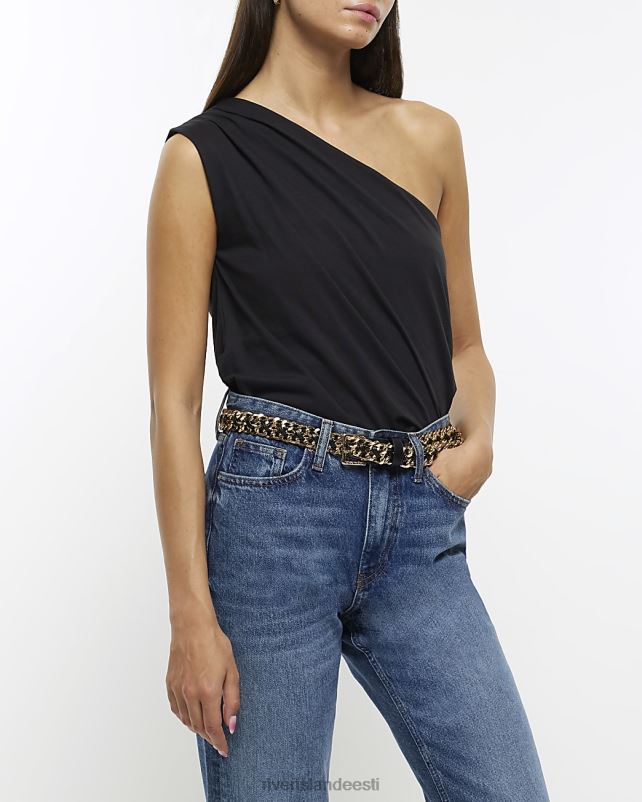 kehakate must naised River Island üks õlaosa 44TLL4268