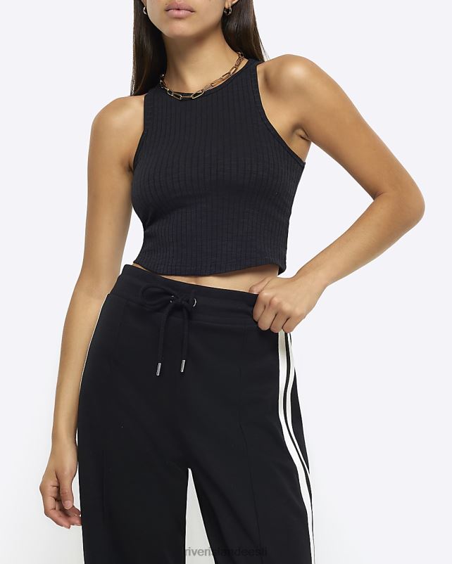 kehakate must naised River Island soonik crop top 44TLL495