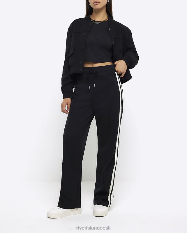 kehakate must naised River Island soonik crop top 44TLL495
