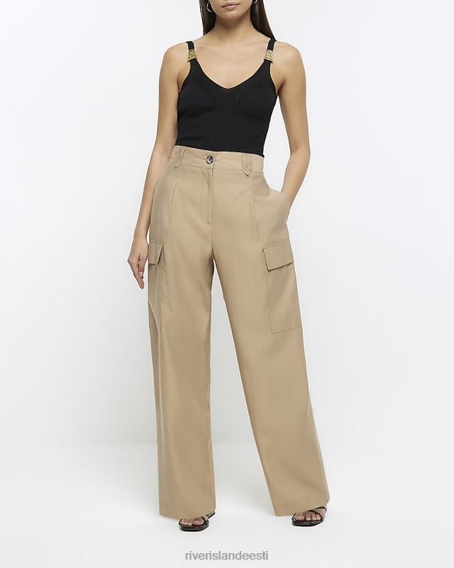 kehakate must naised River Island soonik kolmnurk vest 44TLL1738