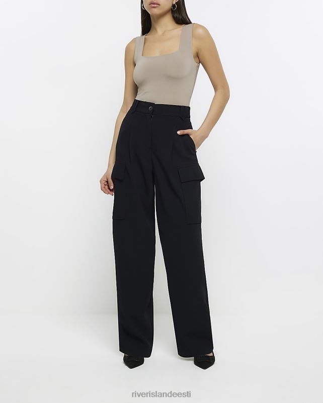 kehakate pruun naised River Island kandilise kaelusega body 44TLL386