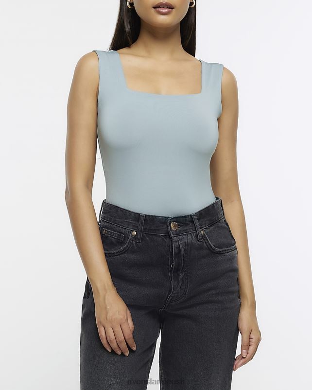 kehakate roheline naised River Island kandilise kaelusega body 44TLL387