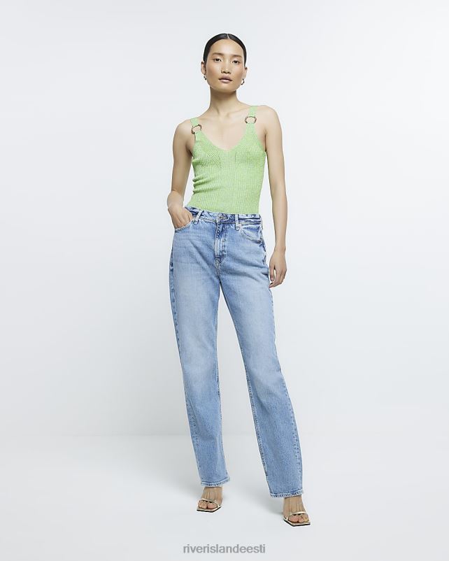 kehakate roheline naised River Island soonik kõvadele vesti top 44TLL1064