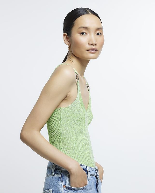 kehakate roheline naised River Island soonik kõvadele vesti top 44TLL1064