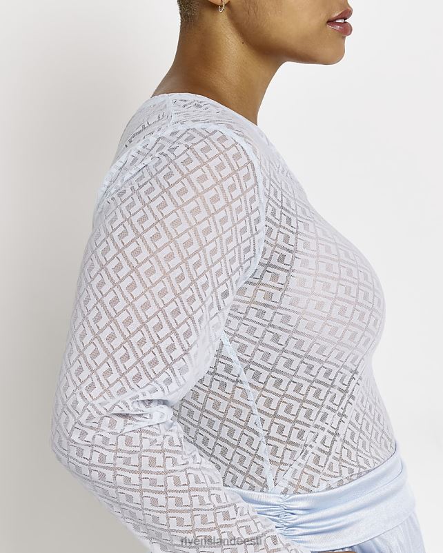 kehakate sinine naised River Island pluss võrgust top 44TLL5183