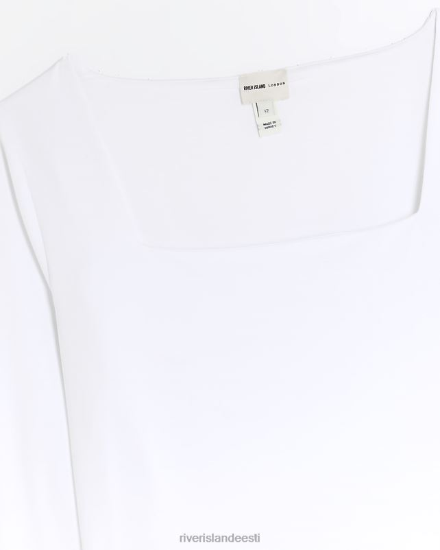 kehakate valge naised River Island pikkade varrukatega body 44TLL95