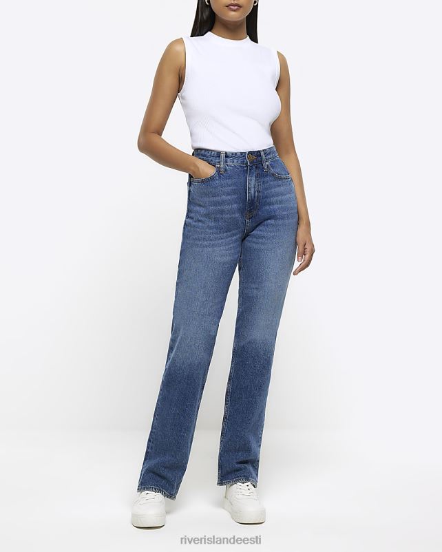 kehakate valge naised River Island ribipaagi ülaosa 44TLL1157