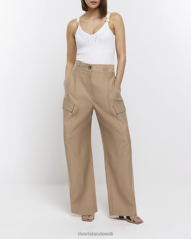 kehakate valge naised River Island soonik kolmnurk vest 44TLL1739