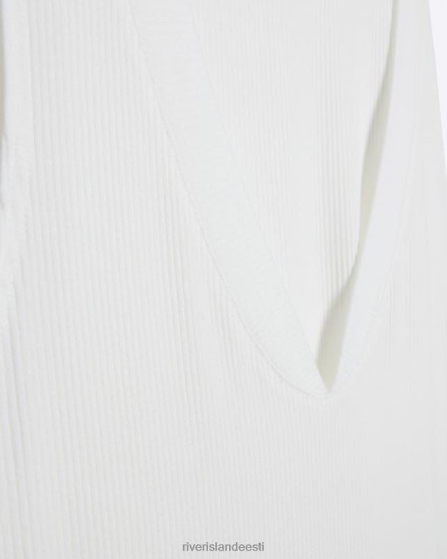 kehakate valge naised River Island v kaelusega vesti topp 44TLL1125