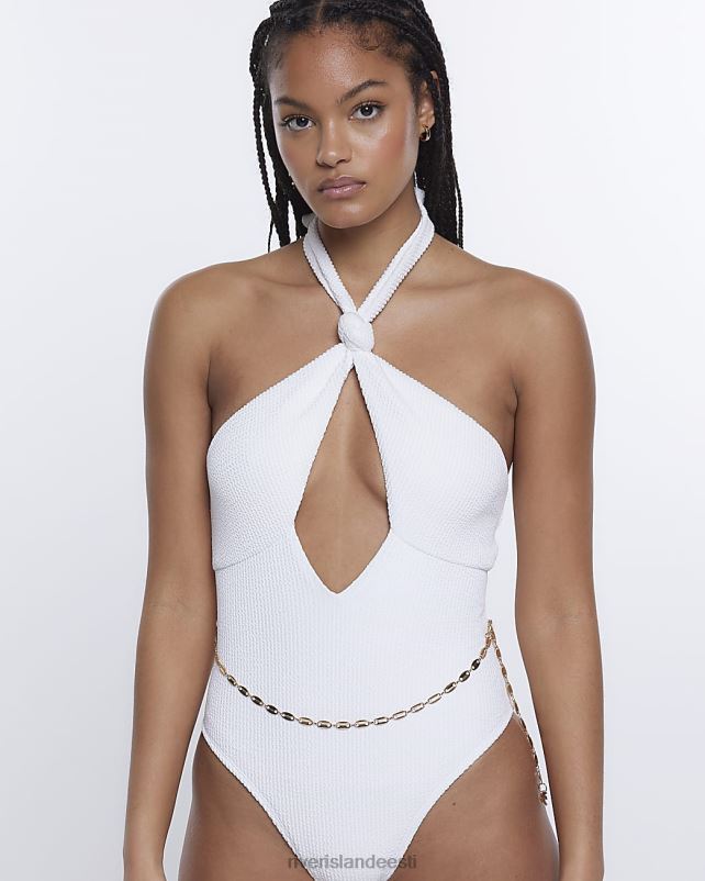 kehakate kreem naised River Island vööga ujumistrikoo 44TLL1910