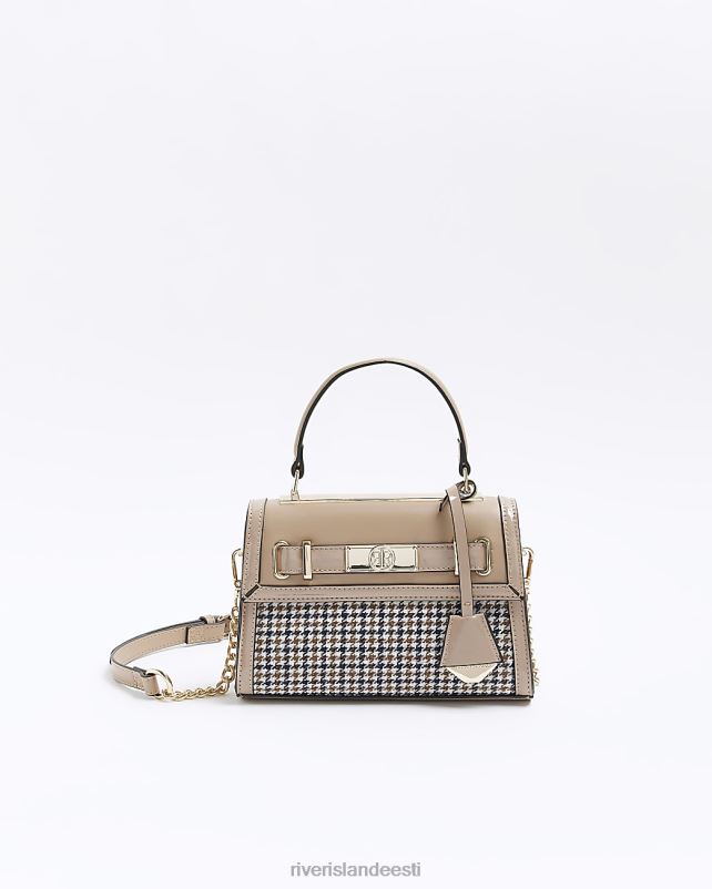 tarvikud beež naised River Island check mini kandekott 44TLL4313