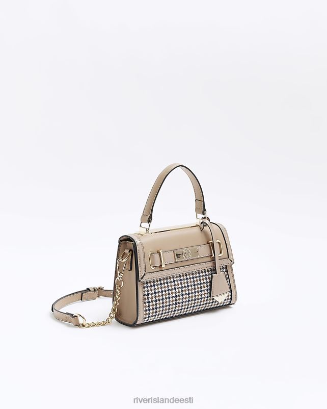tarvikud beež naised River Island check mini kandekott 44TLL4313