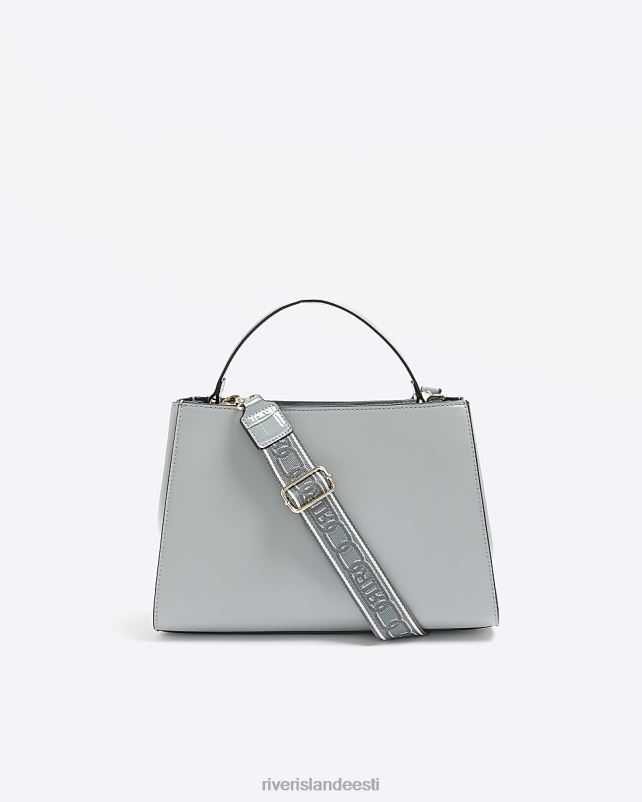 tarvikud hall naised River Island Croc reljeefne kandekott 44TLL1085