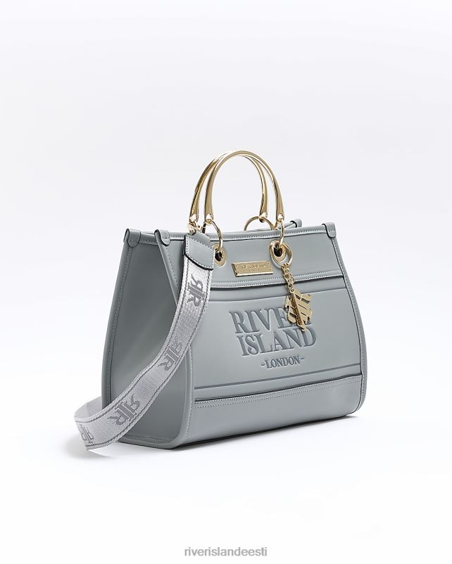 tarvikud hall naised River Island reljeefne ri kott 44TLL3794