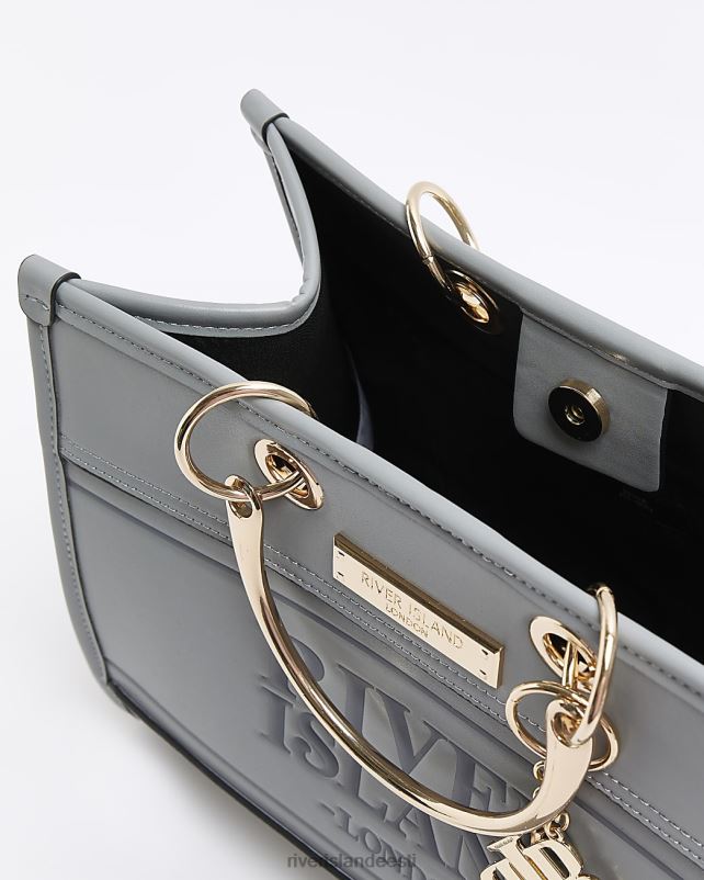 tarvikud hall naised River Island reljeefne ri kott 44TLL3794