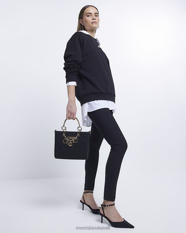 tarvikud must naised River Island žakaarmasinast võlukast 44TLL366