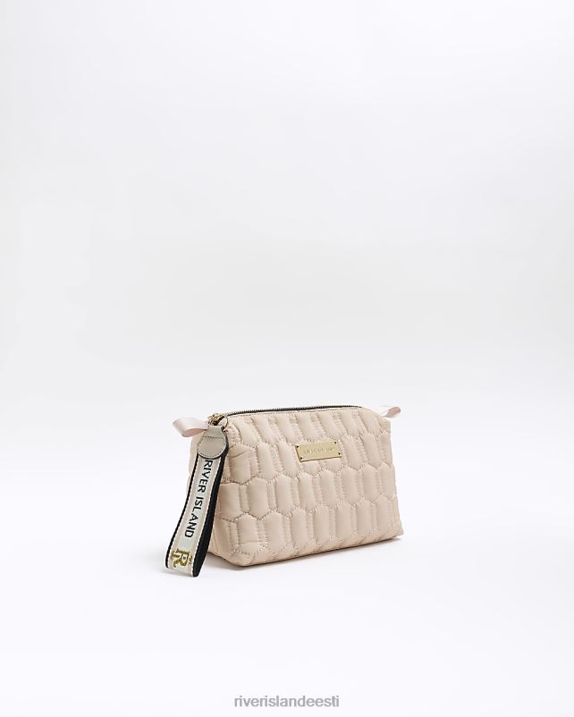 tarvikud beež naised River Island tepitud meigikott 44TLL1425