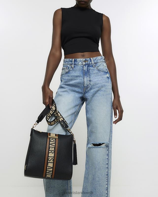 tarvikud must naised River Island ri sõnumikott 44TLL4517