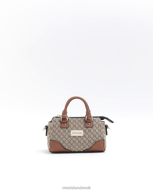 tarvikud beež naised River Island ri monogramm mini keeglikott 44TLL558