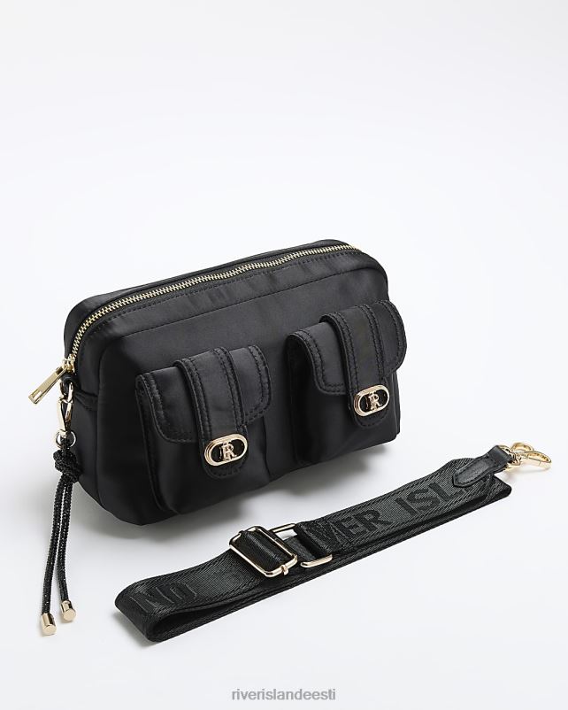 tarvikud must naised River Island tarbekaamera kott 44TLL4327