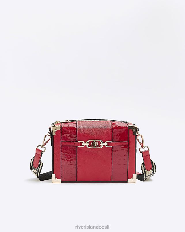 tarvikud punane naised River Island reljeefne pagasiruumi kott 44TLL824