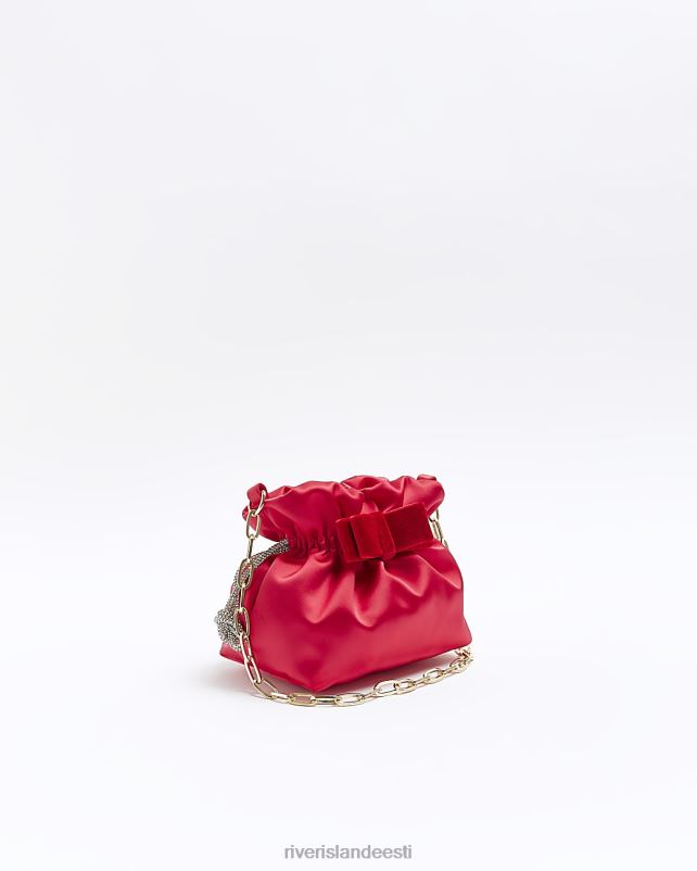 tarvikud roosa naised River Island satiinist nööriga kott 44TLL1485