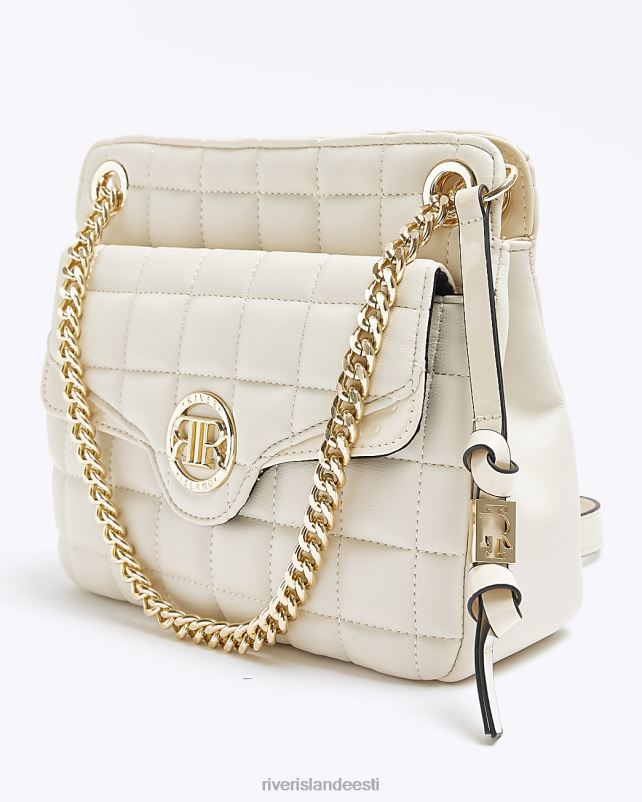 tarvikud kreem naised River Island tepitud kettrihmaga õlakott 44TLL1222