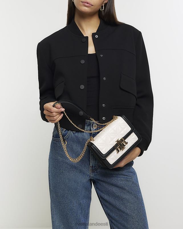 tarvikud kreem naised River Island tepitud õlakott 44TLL474