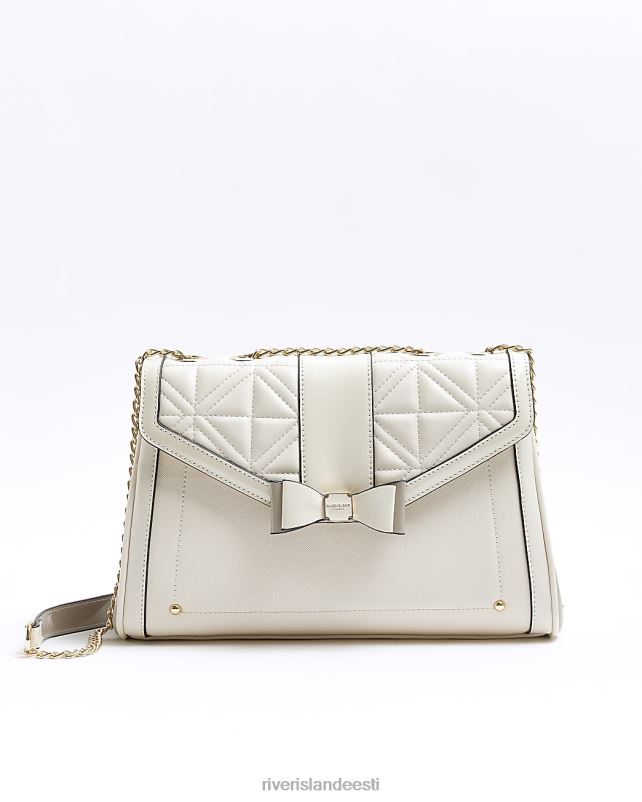 tarvikud kreem naised River Island tepitud vibudetailidega õlakott 44TLL698