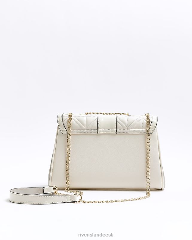 tarvikud kreem naised River Island tepitud vibudetailidega õlakott 44TLL698