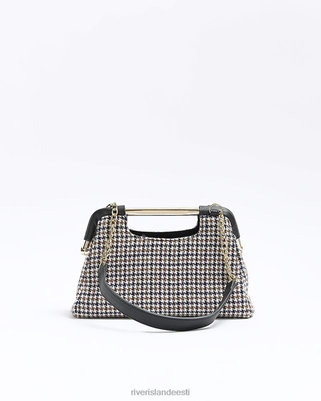 tarvikud must naised River Island kontrollige siduri õlakotti 44TLL4378