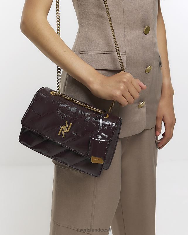 tarvikud punane naised River Island tepitud õlakott 44TLL1068