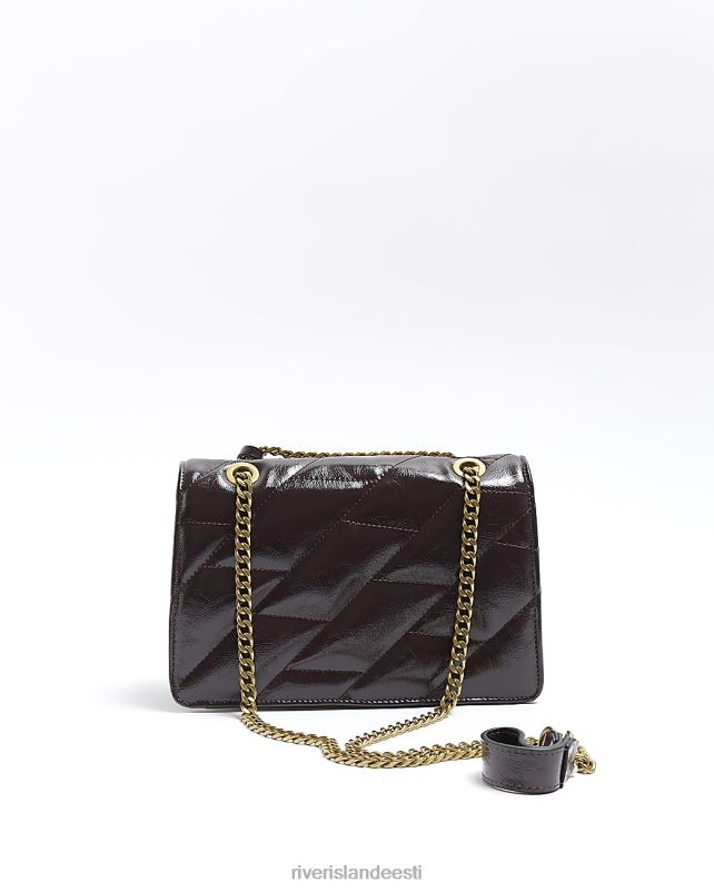 tarvikud punane naised River Island tepitud õlakott 44TLL1068