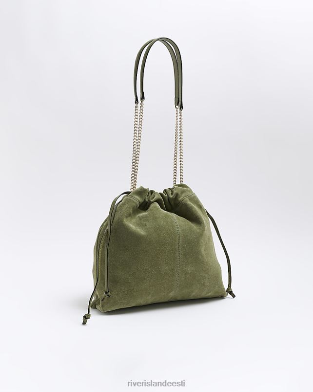 tarvikud roheline naised River Island seemisnahast kettrihmaga õlakott 44TLL4190